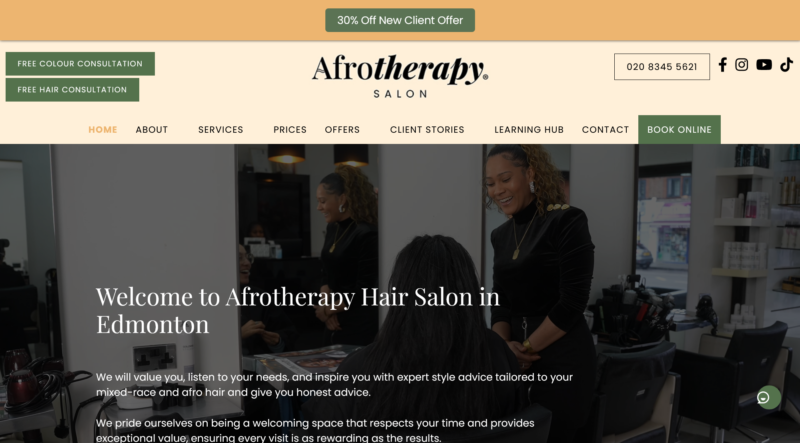 Afrotherapy Salon